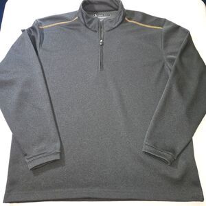 Pebble Beach Performance Men’s 1/4 Zip Pullover Gray Size Large Golf Activewear